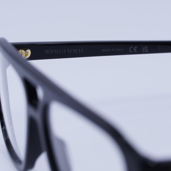 🕶️ New Bottega Veneta BV1294O 001 Eyeglasses - Black Frame - Picture 8 of 11